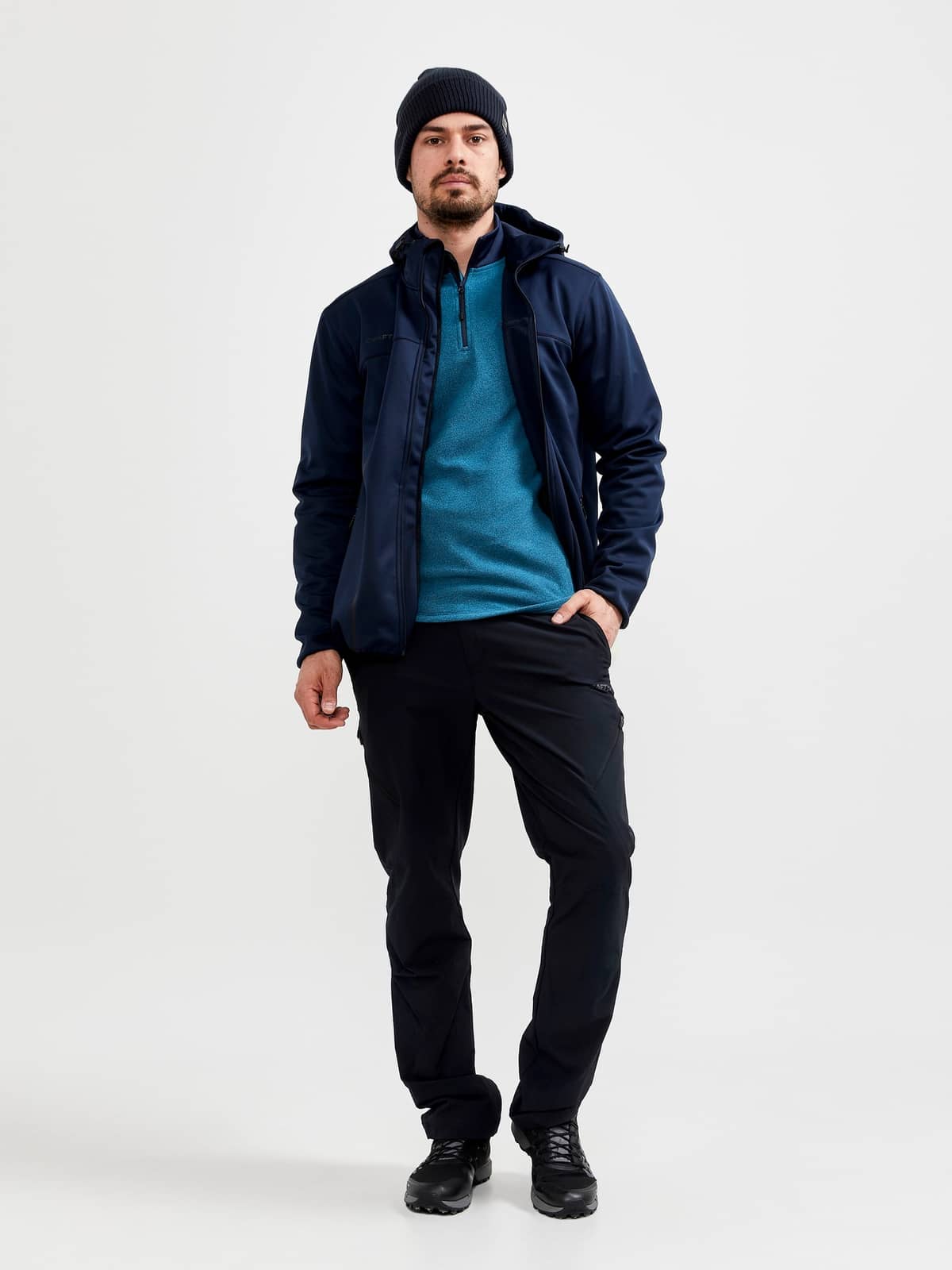 ADV Explore Soft Shell Jacket M | Navy blue | Craft Sportswear